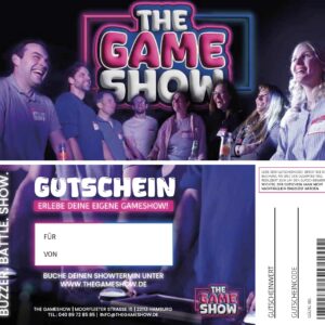 Erlebnisgutschein Kartenansicht von The Gameshow